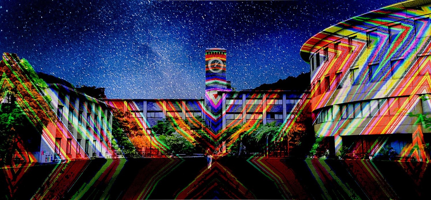 【衣笠祭典】2025りつめい学祭「125%」×デジタル掛軸